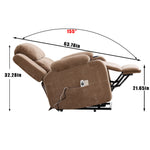 Dual-Motor Leather-Air Power Lift Recliner detail image 104