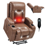 PU Infinite Position Up to 350 lb Single Motor Power Lift Recliner Chair detail image 31
