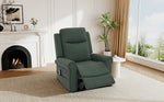 Modern PU Leather Manual Recliner Chair with 270° Swivel, Massage detail image 16
