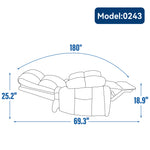 Dual-Motor Power Lift Recliner with Heat & Massage, 350 lb Capacity detail image 85