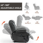 Dual-Motor Power Lift Heat & Massage Recliner detail image 46