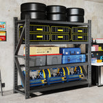 Heavy-Duty Adjustable Garage Shelving, 6000 lb Capacity for workshop, garage, storage, or utility use