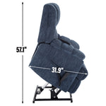 Dual-Motor Heat & Massage Power Lift Recliner, 350 lb Capacity detail image 24
