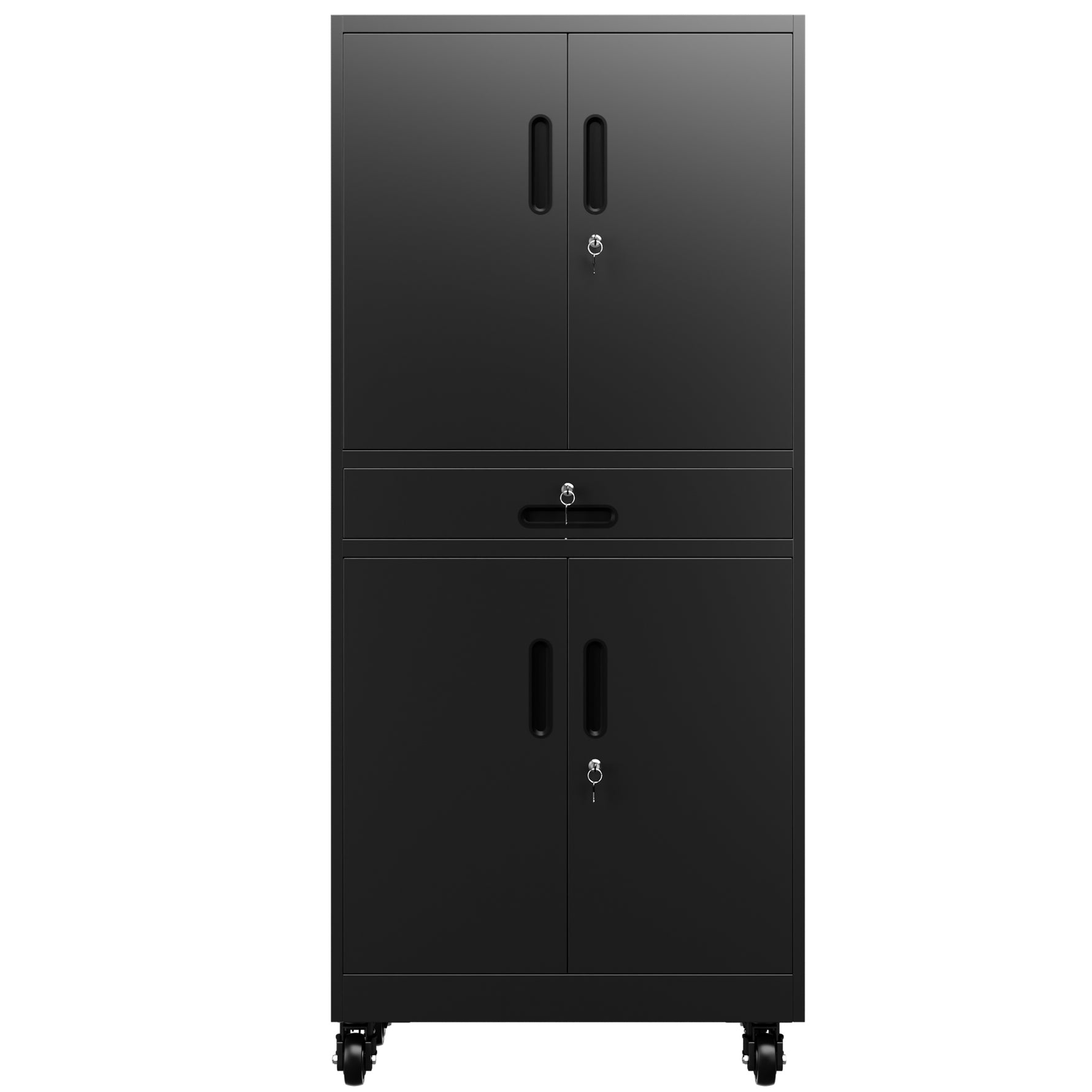 Metal Storage Cabinet with Drawer for workshop, garage, storage, or utility use