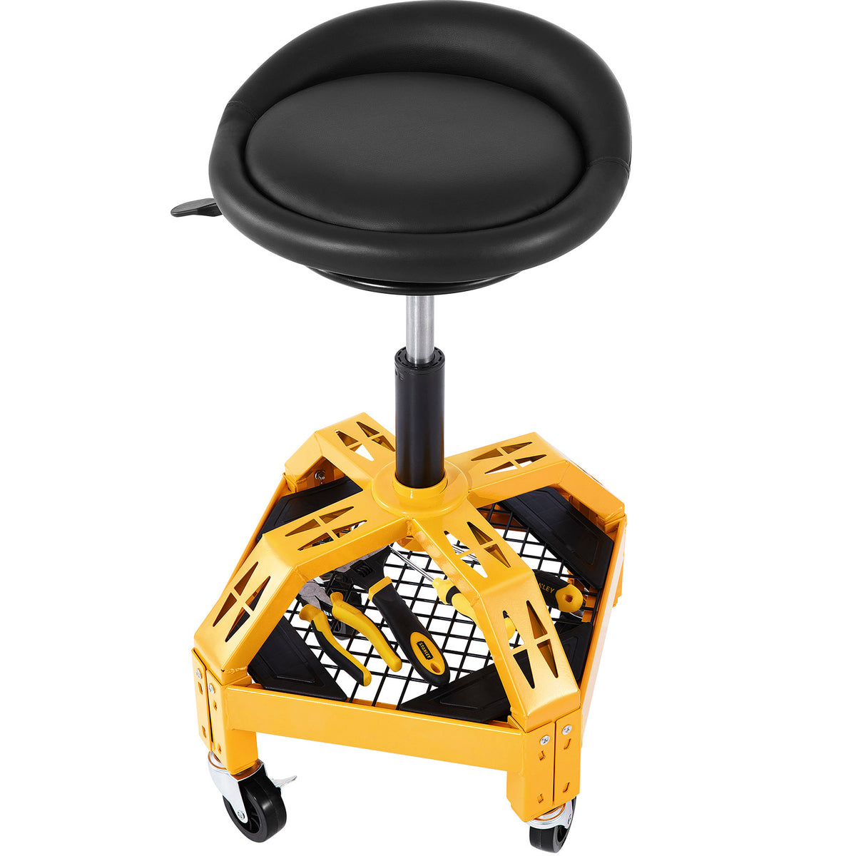 VEVOR Adjustable Rolling Garage Stool, 24–28.7 in. product image