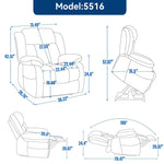 Dual-Motor Power Lift Heat & Massage Recliner detail image 43