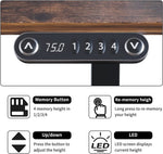 63" x 30" Electric Standing Desk with Splice Board workspace desk setup