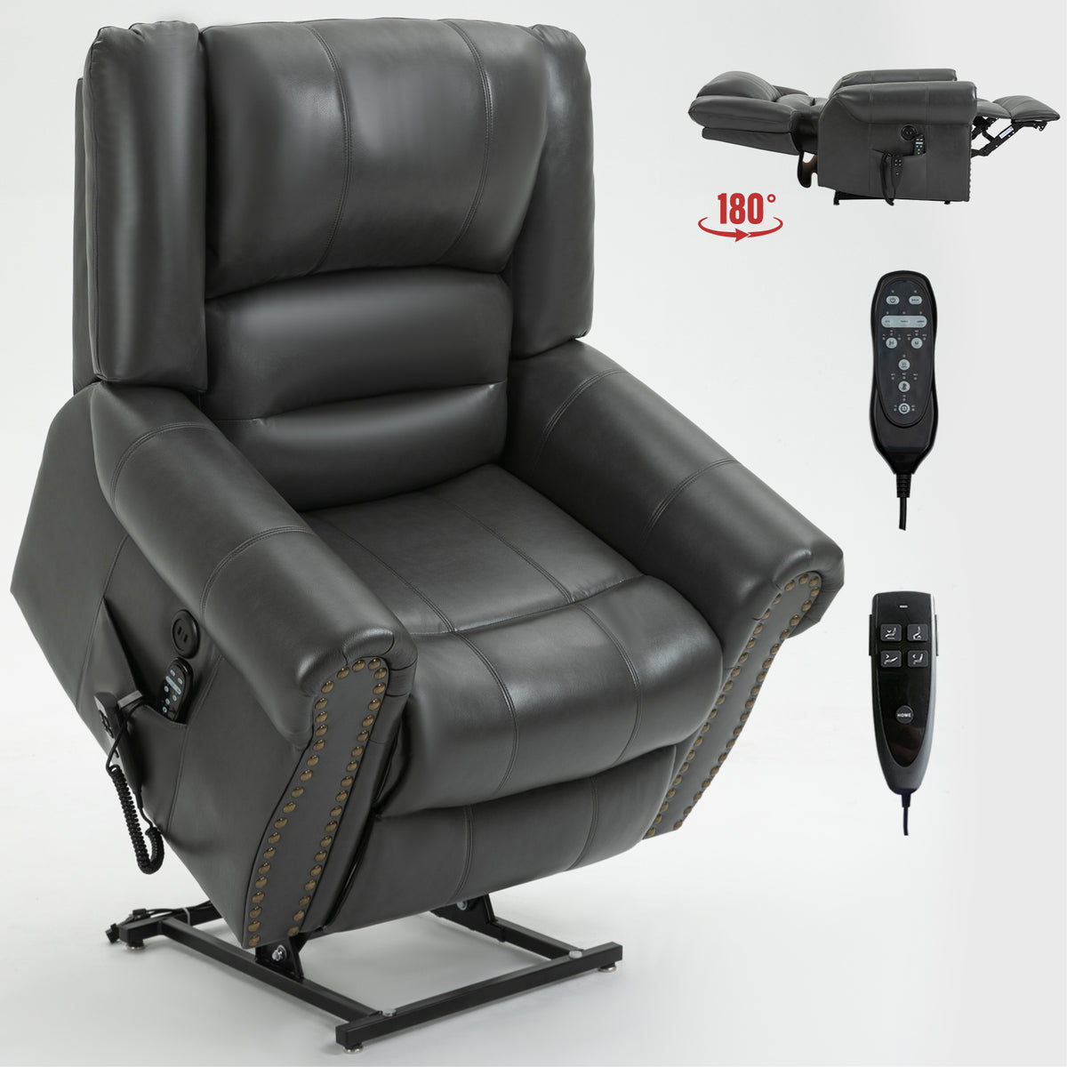 Dual-Motor Power Lift Heat & Massage Recliner detail image 58