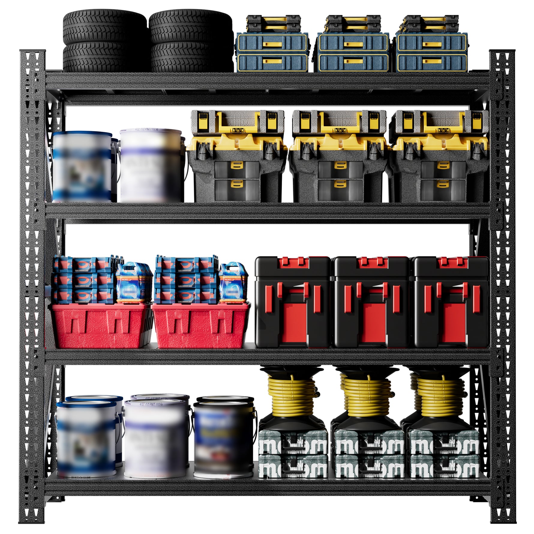 Heavy-Duty Adjustable Garage Shelving for Warehouse Storage for workshop, garage, storage, or utility use