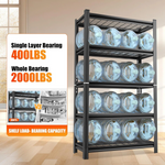 Heavy-Duty Adjustable Metal Storage Shelving Units for workshop, garage, storage, or utility use
