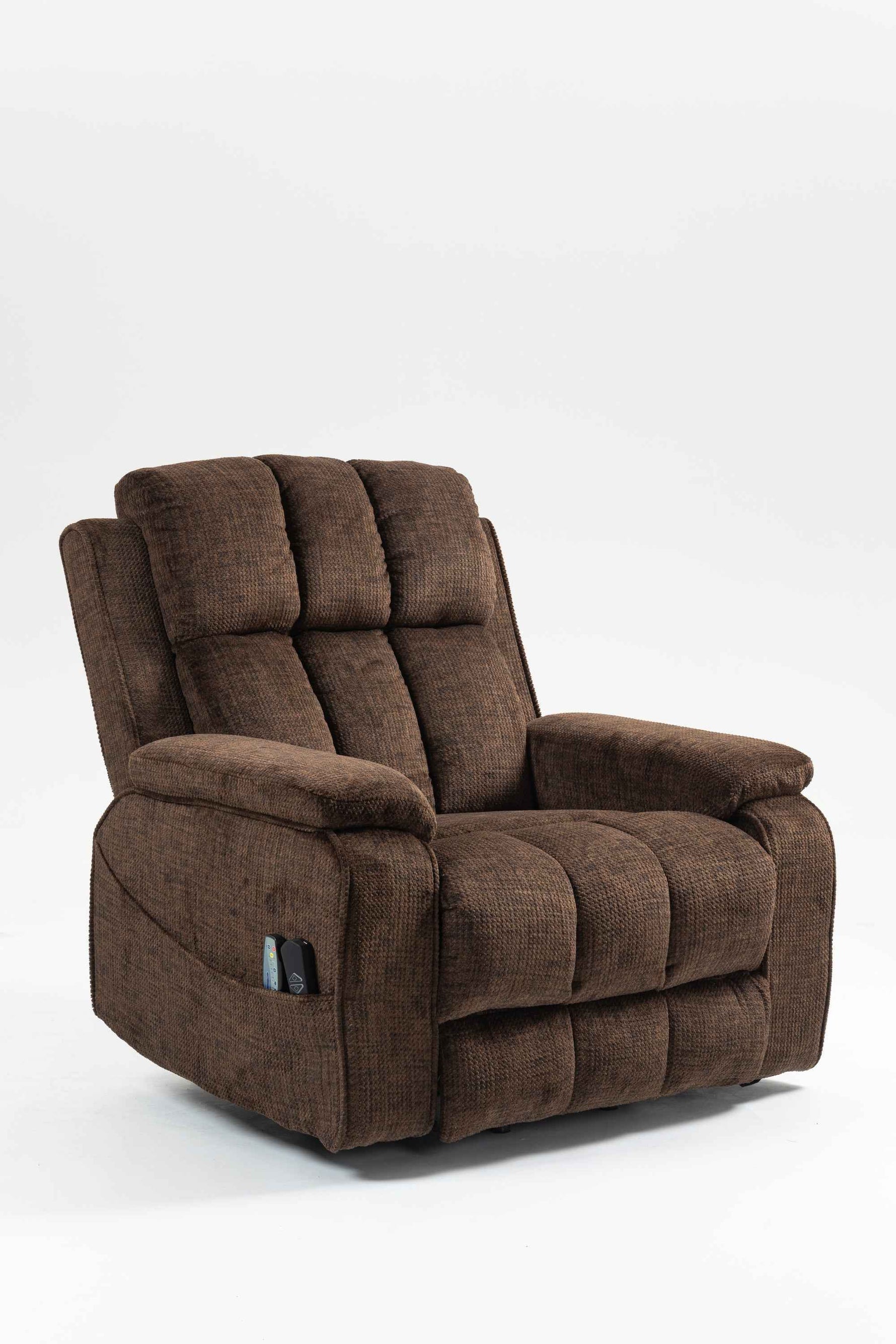 Oversized Lay Flat Recliner with Heat and Massage, Extended Footrest, Cup Holderr product image