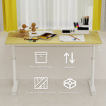 Height Adjustable Study Desk for Home Office workspace desk setup