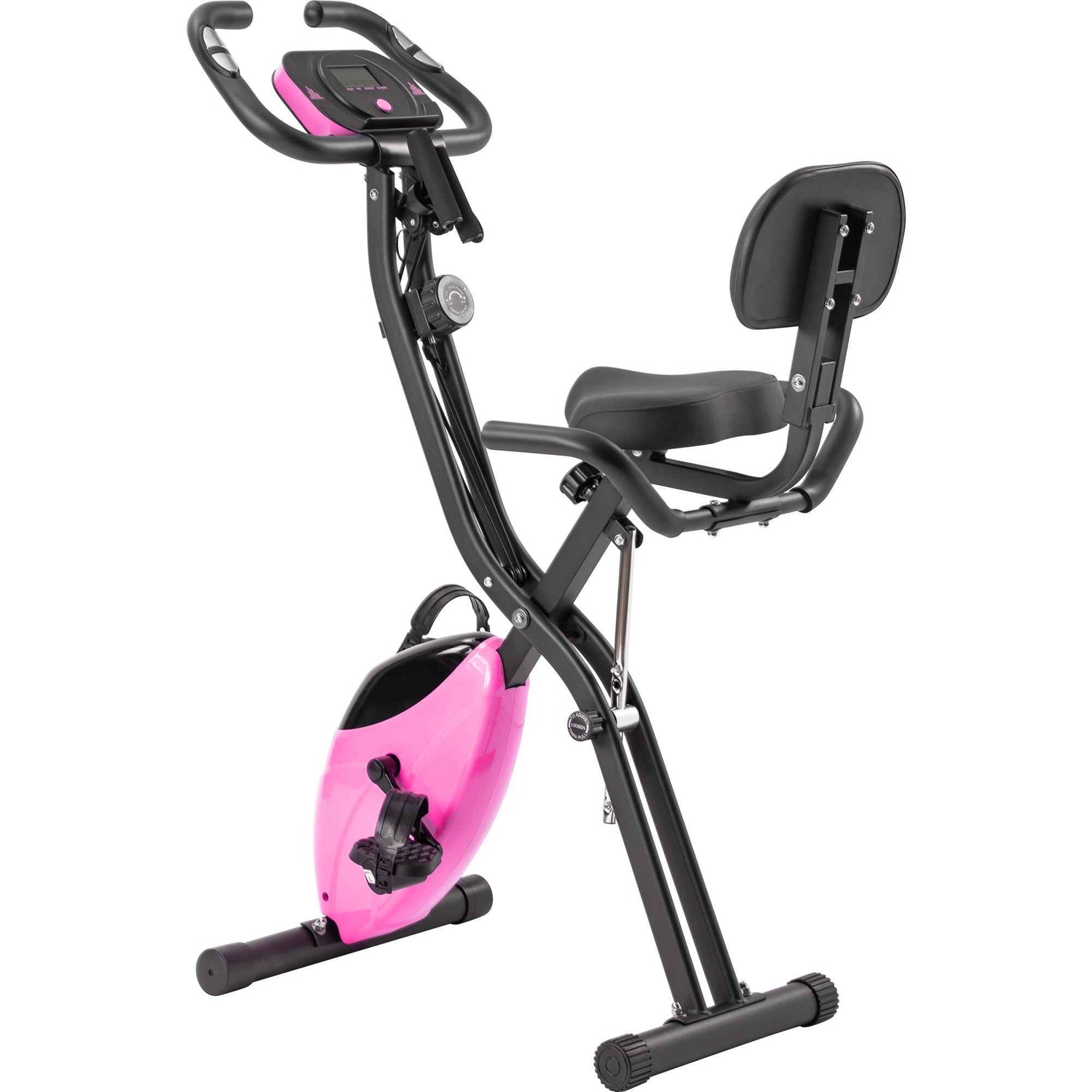 Folding Stationary Bike with 16-Level Magnetic Resistance, 300 lb Capacity product image