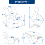 Large Dual-Motor Power Lift Heat & Massage Recliner detail image 63