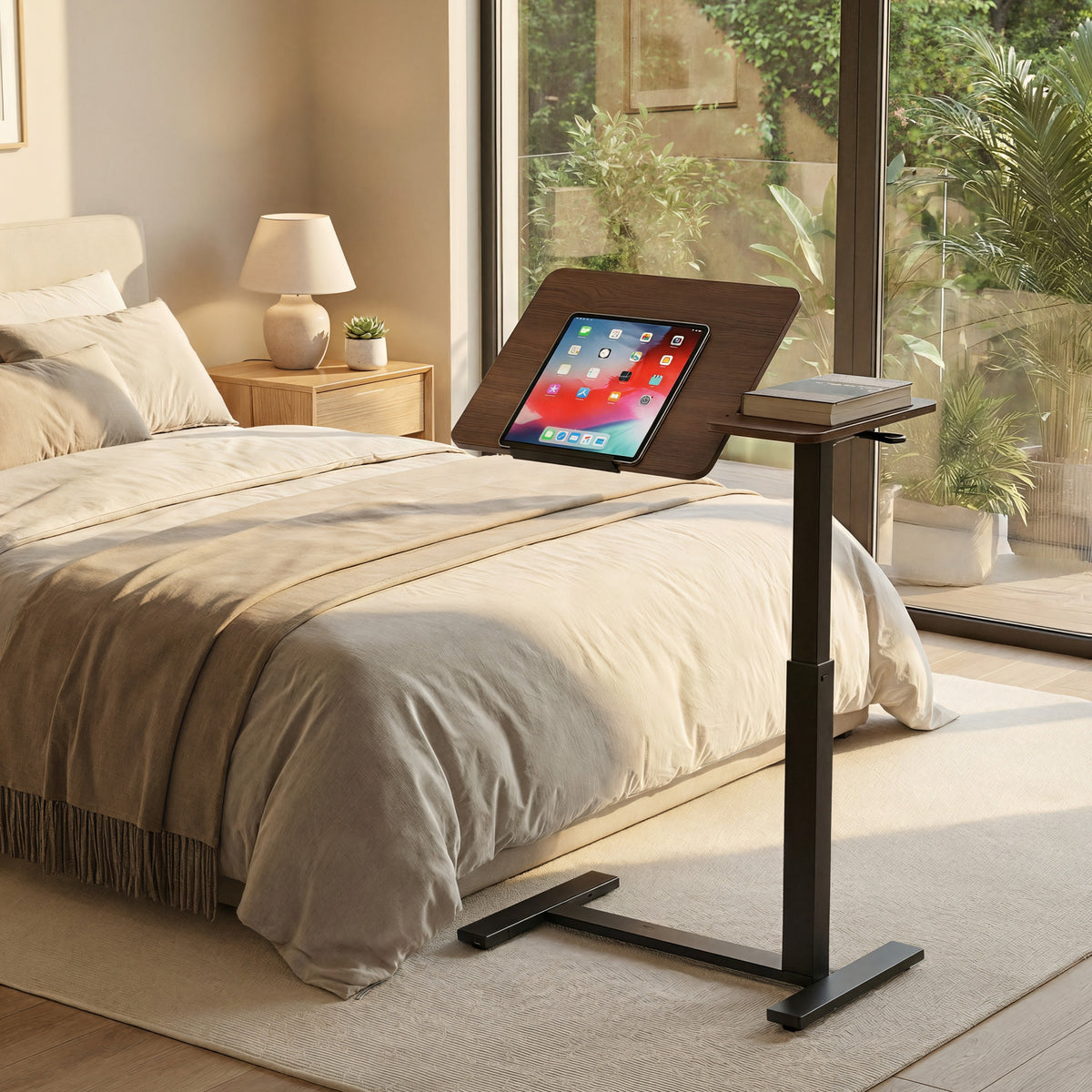 Mobile Adjustable Overbed Laptop Desk mobile laptop workstation