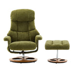 Ergonomic Recliner Chair with Ottoman - 360° Swivel Massage Lounge detail image 39