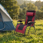 Oversized Padded Zero Gravity Chair with Cup Holder, 400 lb Capacity detail image 18