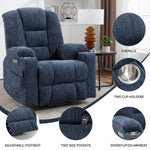 Large Dual-Motor Power Lift Heat & Massage Recliner detail image 73