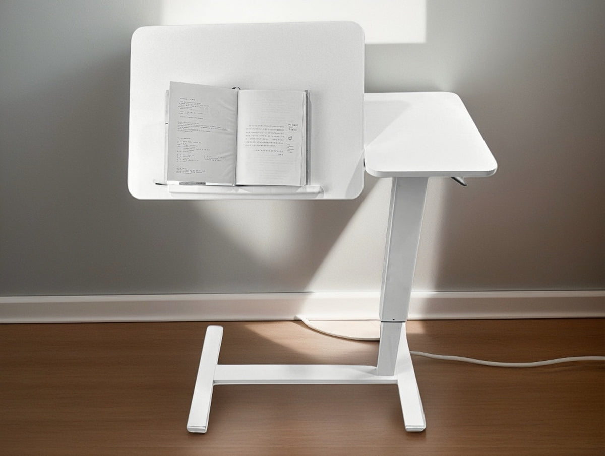 Height Adjustable Rolling Overbed Laptop Desk mobile laptop workstation