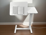 Height Adjustable Rolling Overbed Laptop Desk mobile laptop workstation
