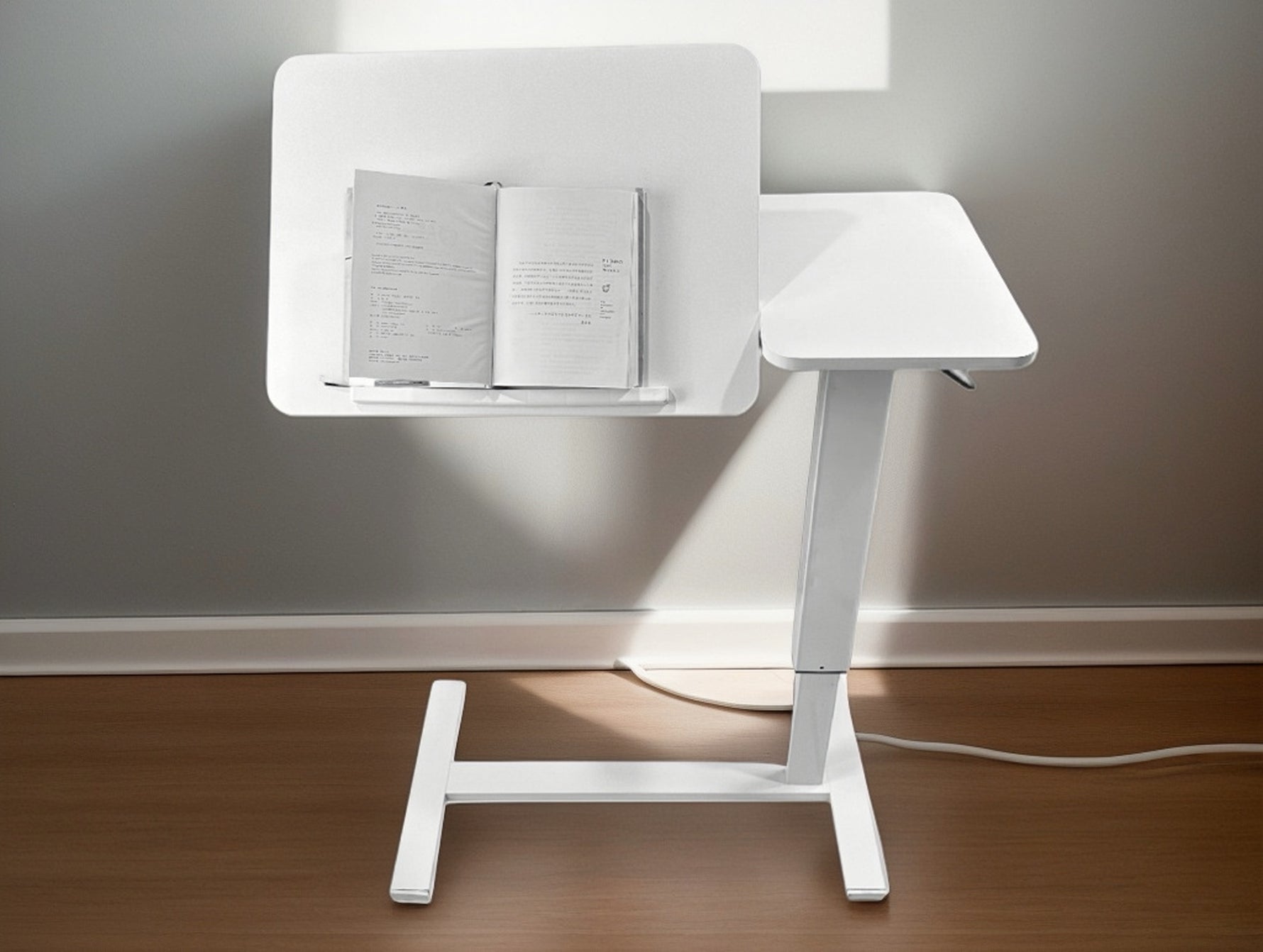 Height Adjustable Rolling Overbed Laptop Desk mobile laptop workstation