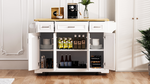 54 in. Rolling Kitchen Island with Drop Leaf & Storage product view 110