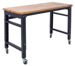 48" Rolling Adjustable Workbench workshop project bench
