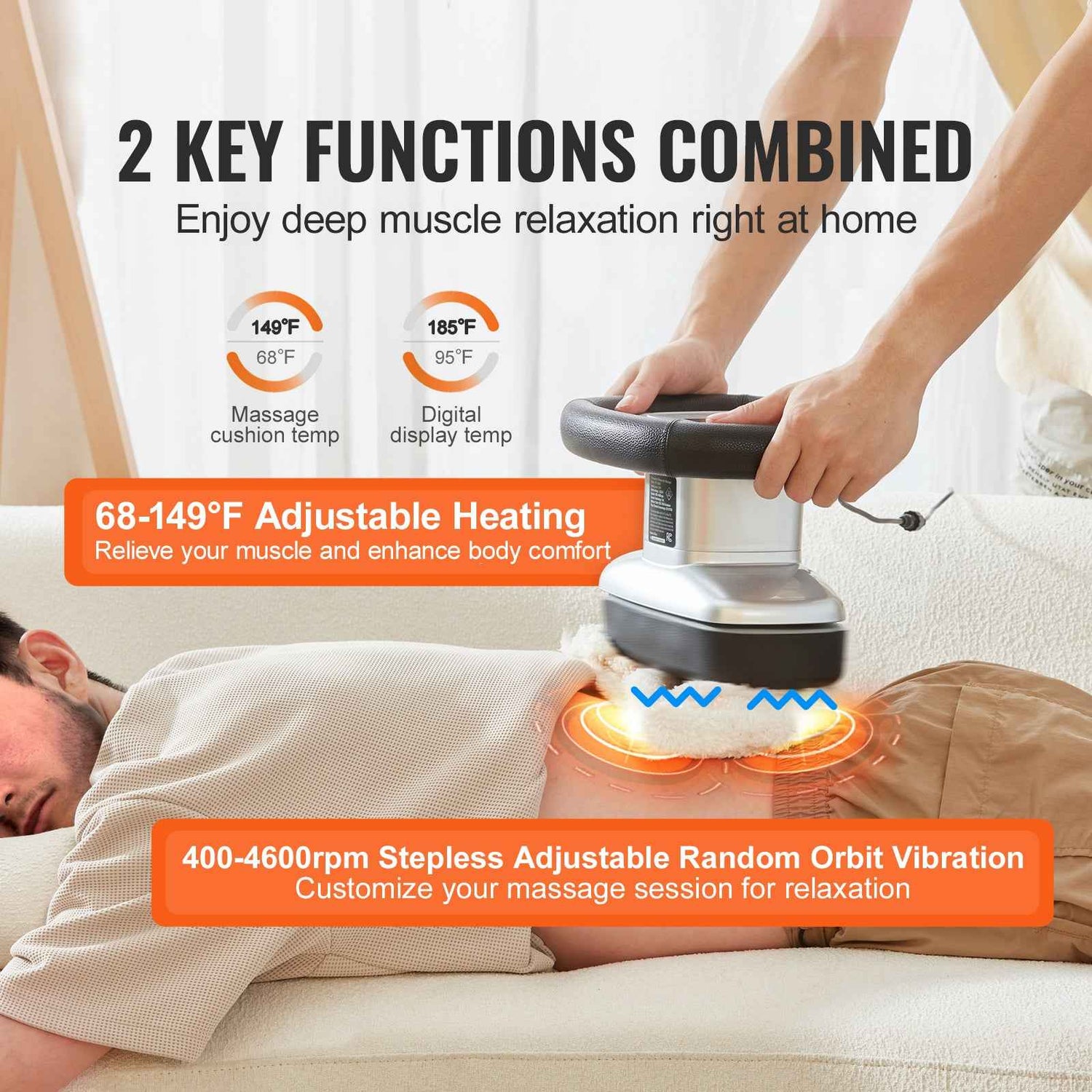 Variable-Speed Handheld Percussion Massager detail image 2