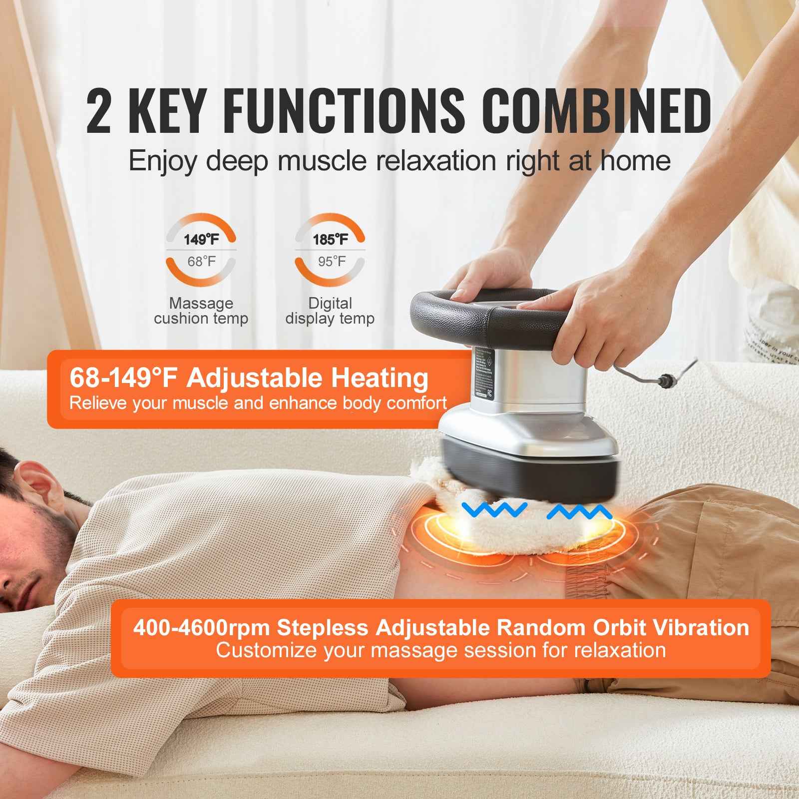 Variable-Speed Handheld Percussion Massager detail image 2