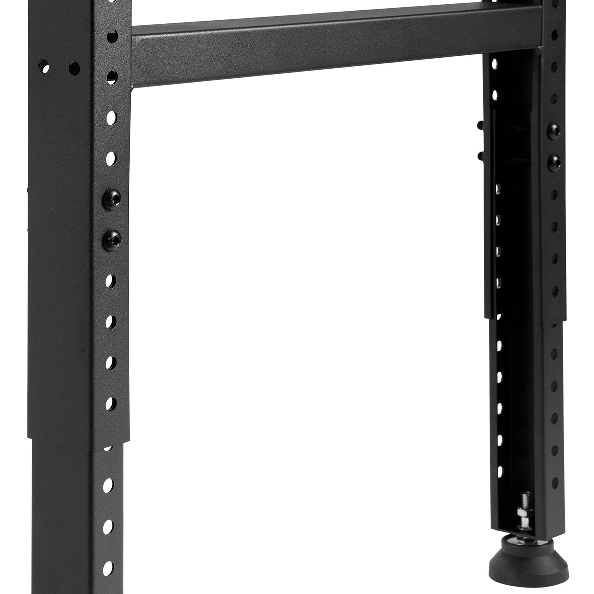 VEVOR Adjustable Height Hardwood Workbench with Power Outlets for workshop, garage, storage, or utility use