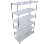 6-Tier NSF Wire Shelving Unit, 6000 lb Capacity for workshop, garage, storage, or utility use