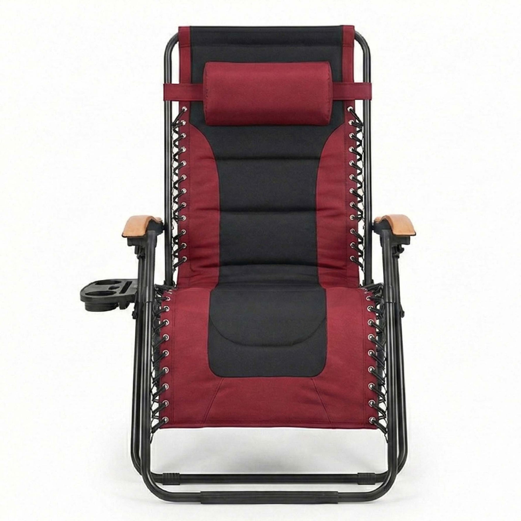 Oversized Padded Zero Gravity Chair with Cup Holder, 400 lb Capacity detail image 22