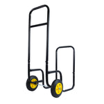 Rolling Steel Firewood Log Cart & Storage Rack for workshop, garage, storage, or utility use