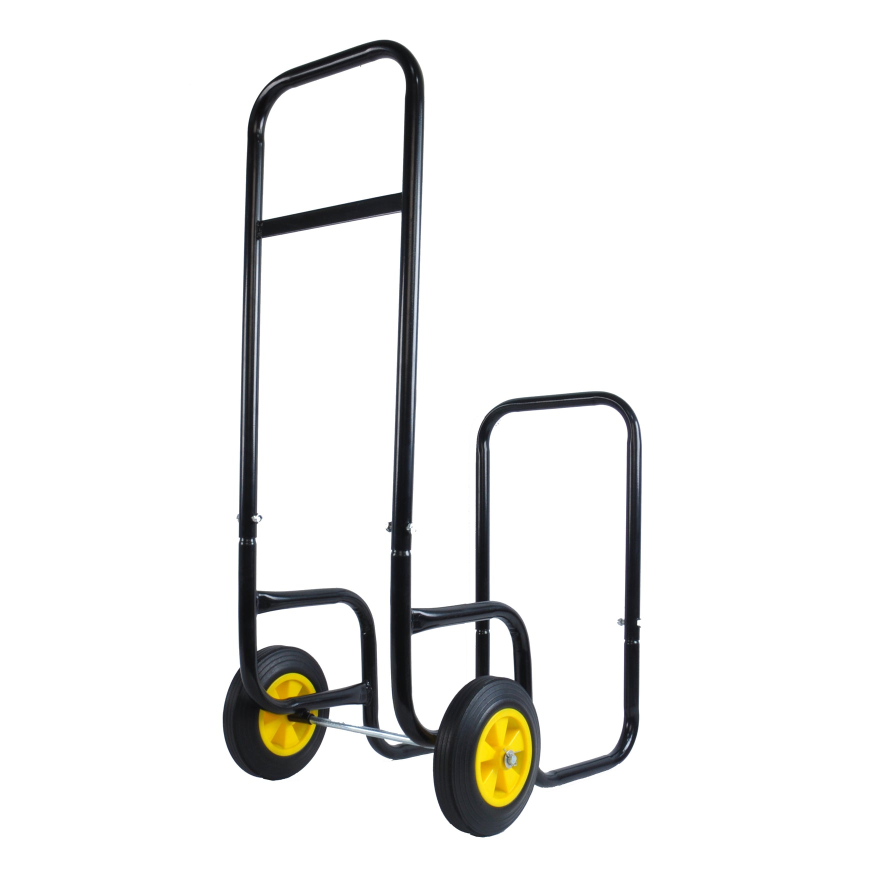 Rolling Steel Firewood Log Cart & Storage Rack for workshop, garage, storage, or utility use