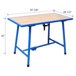 Foldable Workshop Workbench, 660 lb Capacity for workshop, garage, storage, or utility use