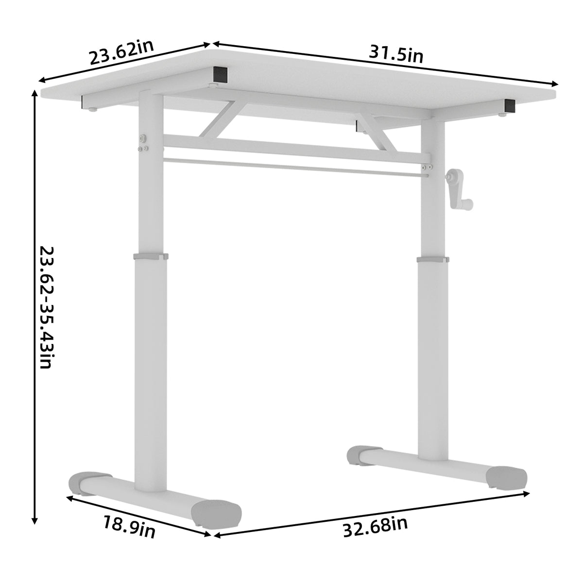 Height Adjustable Study Desk for Home Office workspace desk setup