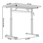 Height Adjustable Study Desk for Home Office workspace desk setup