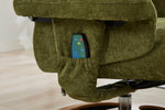 Ergonomic Recliner Chair with Ottoman - 360° Swivel Massage Lounge detail image 32