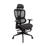 Techni Mobili Reclining Mesh Office Chair with Footrest for home office seating
