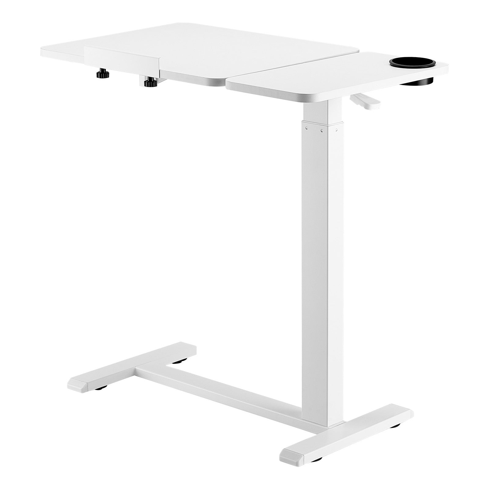 VEVOR Height Adjustable Rolling Overbed Laptop Desk mobile laptop workstation