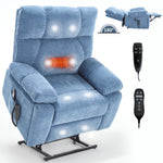 Dual-Motor Power Lift Recliner with Heat & Massage, 350 lb Capacity detail image 58