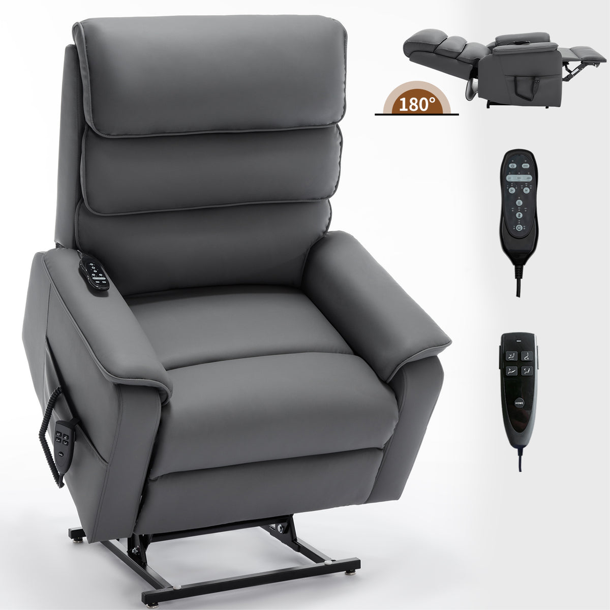 Dual-Motor Power Lift Heat & Massage Recliner detail image 81