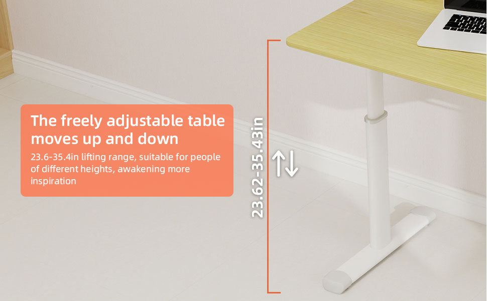 Height Adjustable Study Desk for Home Office workspace desk setup