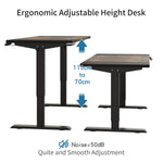 63" x 30" Electric Standing Desk with Splice Board workspace desk setup