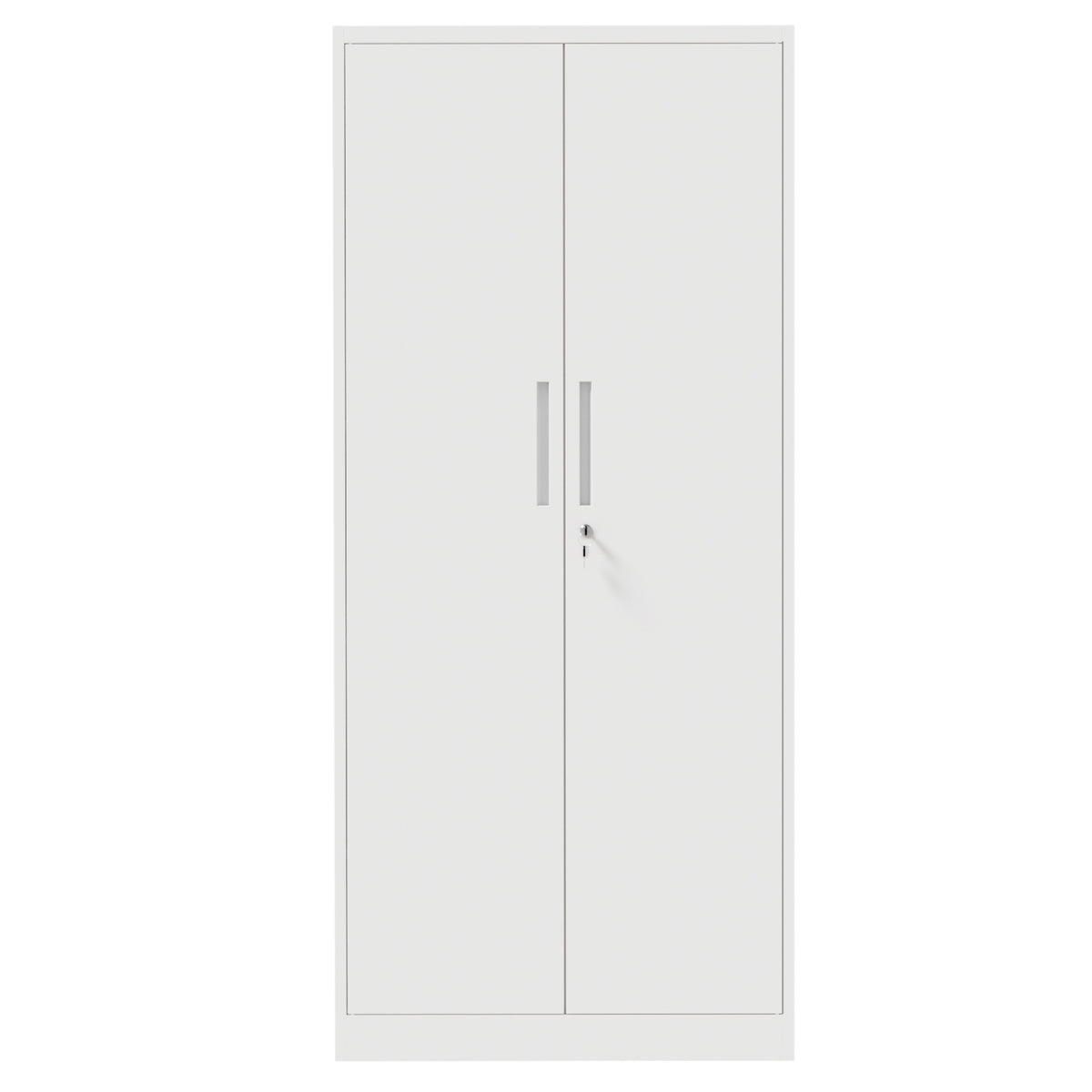Locking Steel Garage Storage Cabinet with 4 Adjustable Shelves for workshop, garage, storage, or utility use