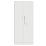 Locking Steel Garage Storage Cabinet with 4 Adjustable Shelves for workshop, garage, storage, or utility use