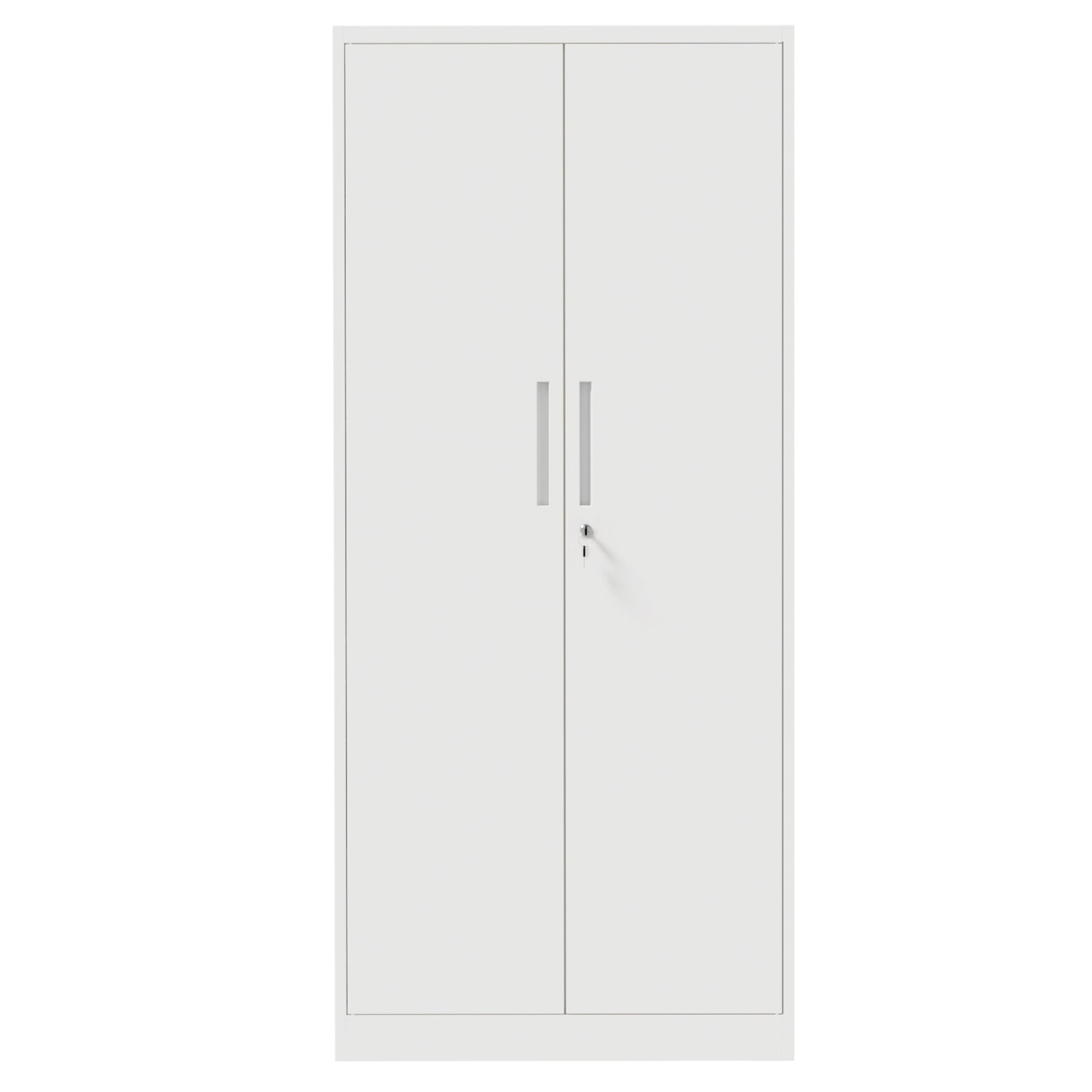 Locking Steel Garage Storage Cabinet with 4 Adjustable Shelves for workshop, garage, storage, or utility use