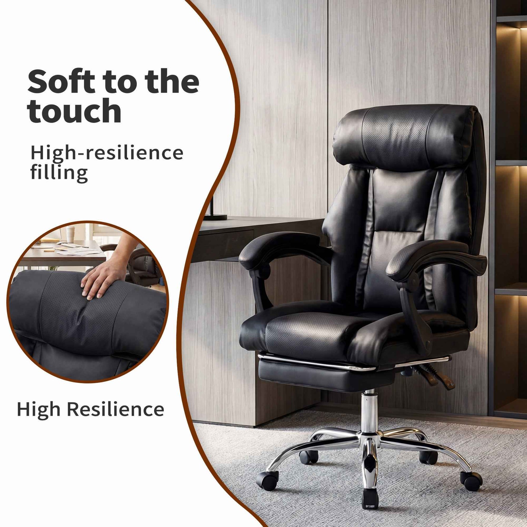 Executive Ergonomic Office Chair for home office seating