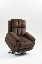Oversized Lay Flat Recliner with Heat and Massage, Extended Footrest, Cup Holderr detail image 10