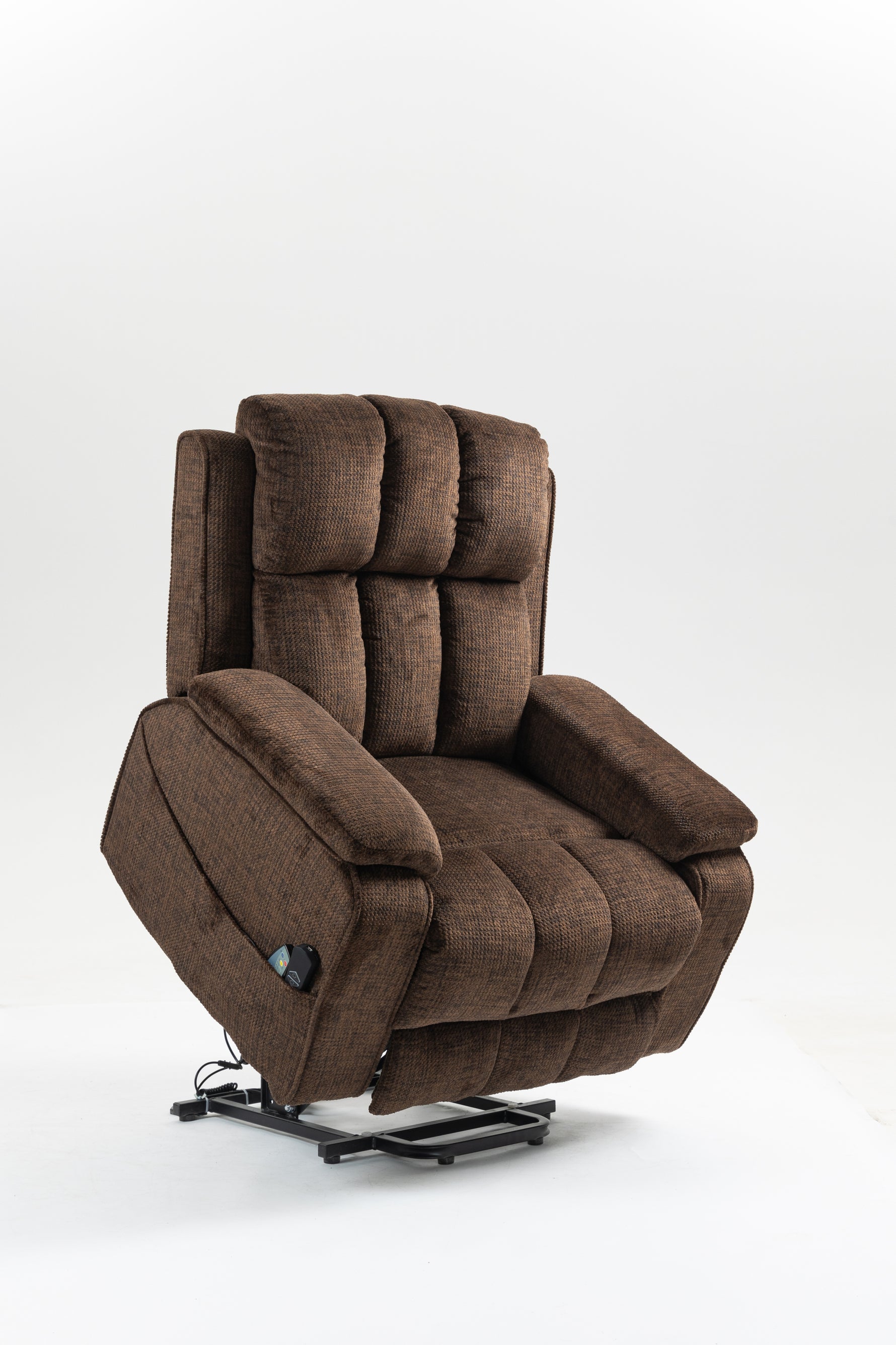 Oversized Lay Flat Recliner with Heat and Massage, Extended Footrest, Cup Holderr detail image 10
